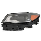 Left Side Headlight For 2017-2021 Jeep Compass HID/Xenon Black LED DRL