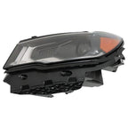 Left Side Headlight For 2017-2021 Jeep Compass HID/Xenon Black LED DRL