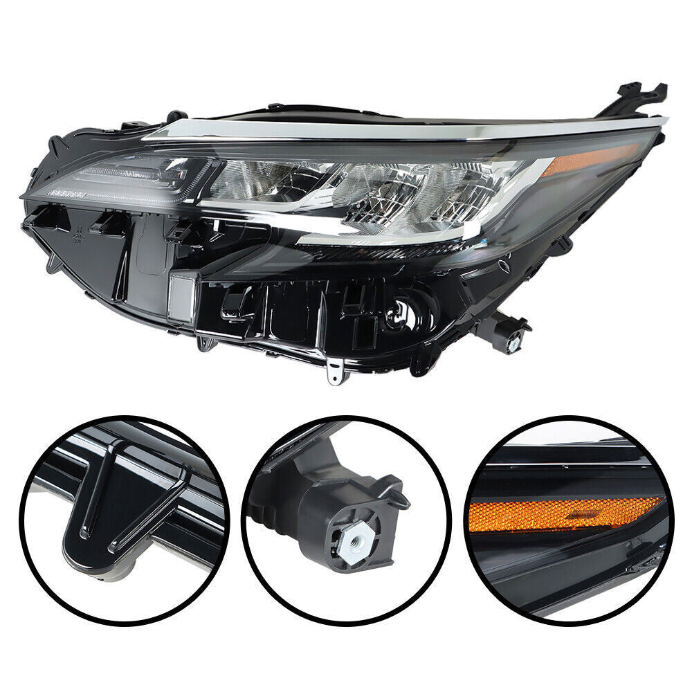 Left Side Headlight For 2021-2022 Toyota Sienna LE XLE LED Factory Style