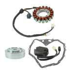 Flywheel Rotor + Stator + Regulator + Gasket For Arctic Cat 400 Manual 2003-2008