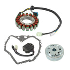 Flywheel Rotor + Stator + Regulator + Gasket For Arctic Cat 400 Manual 2003-2008