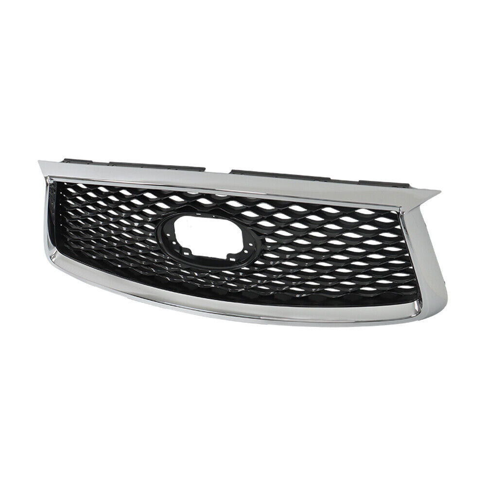 Front Upper Grille For 2019-2023 Infiniti QX50 W/O Camera Option Plastic