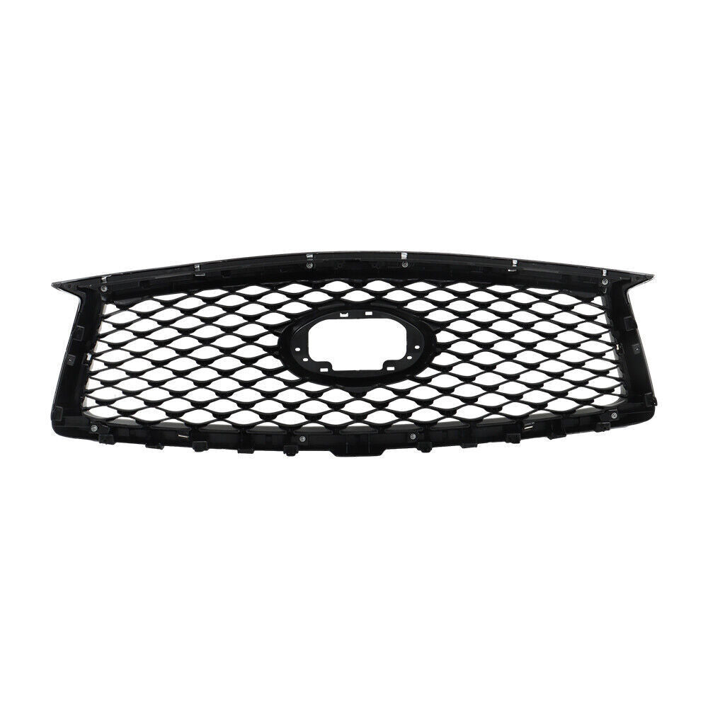 Front Upper Grille For 2019-2023 Infiniti QX50 W/O Camera Option Plastic