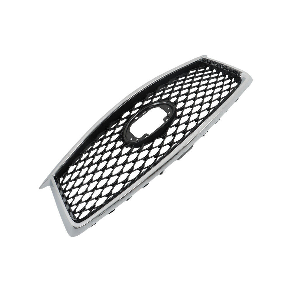 Front Upper Grille For 2019-2023 Infiniti QX50 W/O Camera Option Plastic