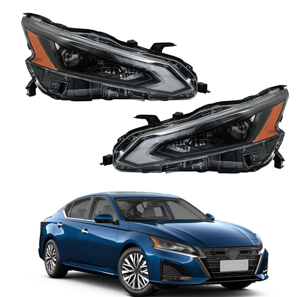 Left+Right Headlight For 2023-2024 Nissan Altima Full LED Headlamp