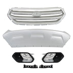 Front Bumper Cover With Grills And Fog Lamps For Ford Escape 2017-2019