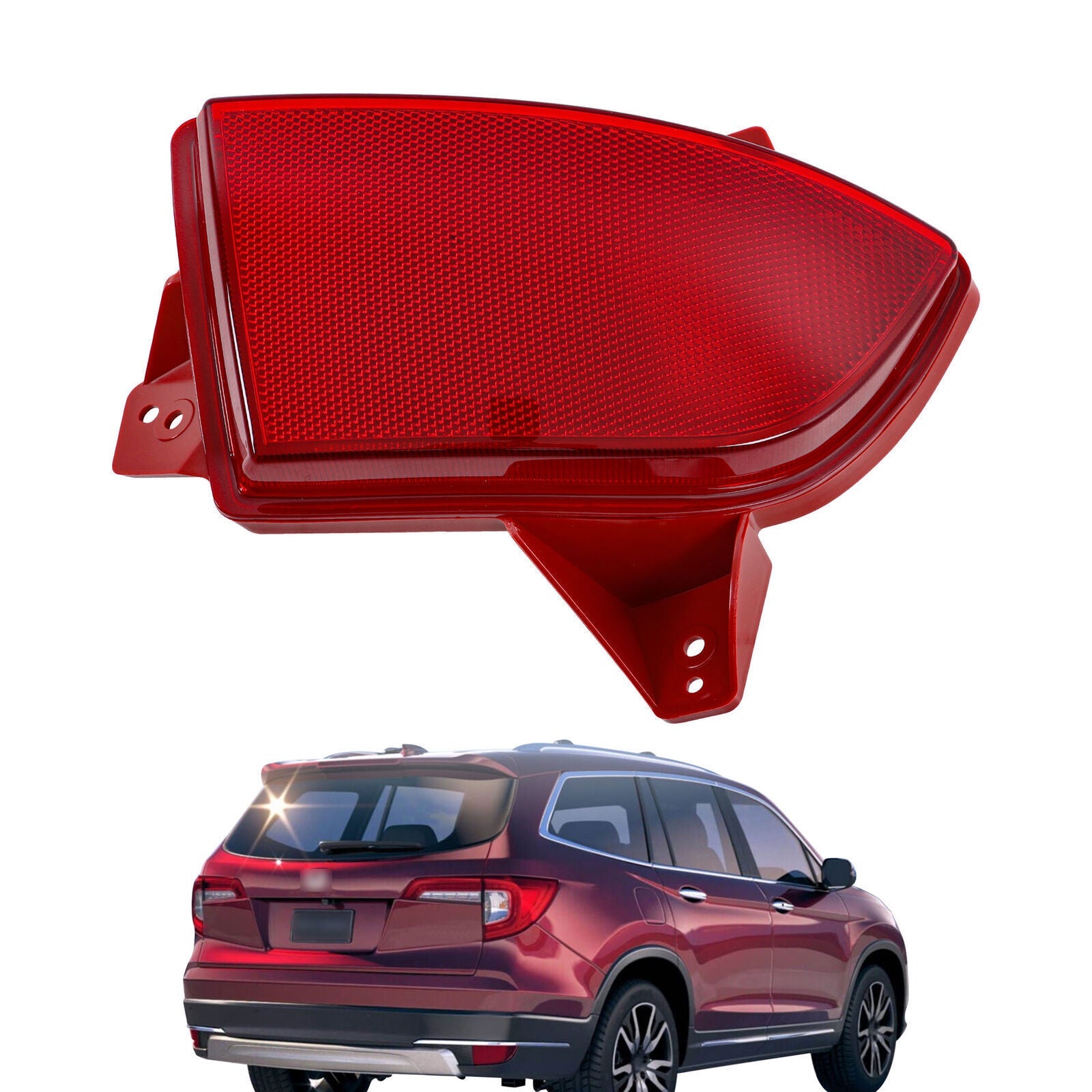 Rear Right Passenger Side RH Bumper Reflector For 2019-2022 Honda Pilot