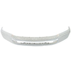 Front Bumper Face Bar For 20-22 Ford F250 F350 Chrome W/o Fog Light Hole