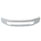 Front Bumper Face Bar For 20-22 Ford F250 F350 Chrome W/o Fog Light Hole