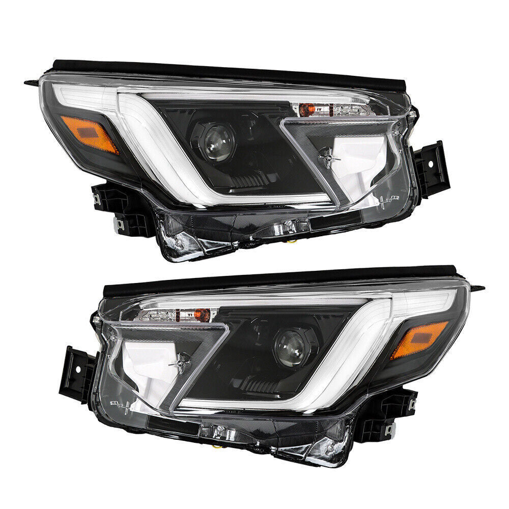 Left+Right Headlight For 2022-24 Subaru Forester LED Type W/LED DRL