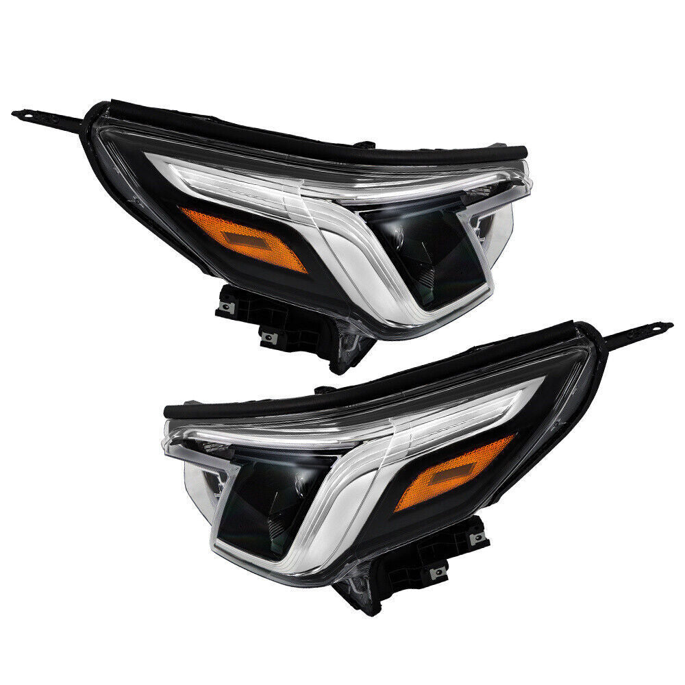 Left+Right Headlight For 2022-24 Subaru Forester LED Type W/LED DRL