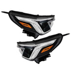 Left+Right Headlight For 2022-24 Subaru Forester LED Type W/LED DRL
