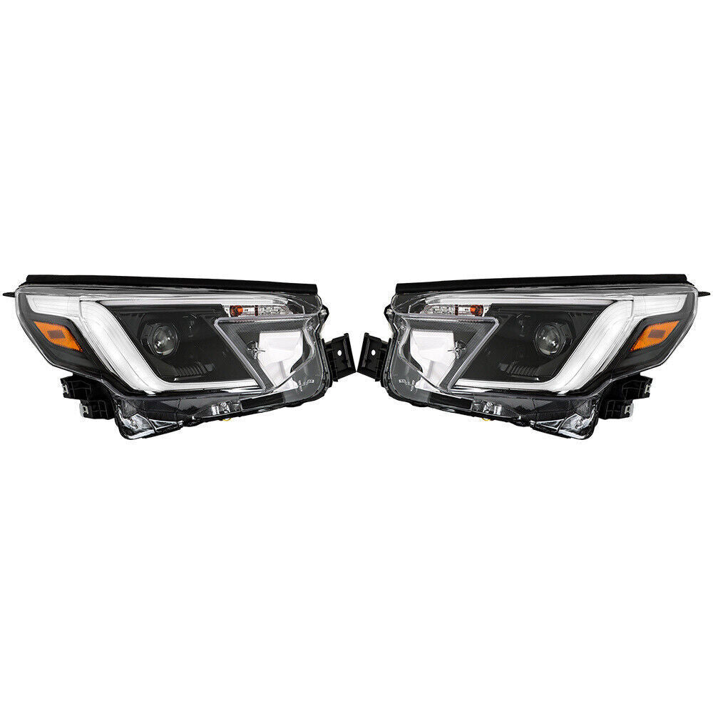 Left+Right Headlight For 2022-24 Subaru Forester LED Type W/LED DRL