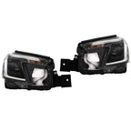 Left+Right Headlight For 2022-24 Subaru Forester LED Type W/LED DRL