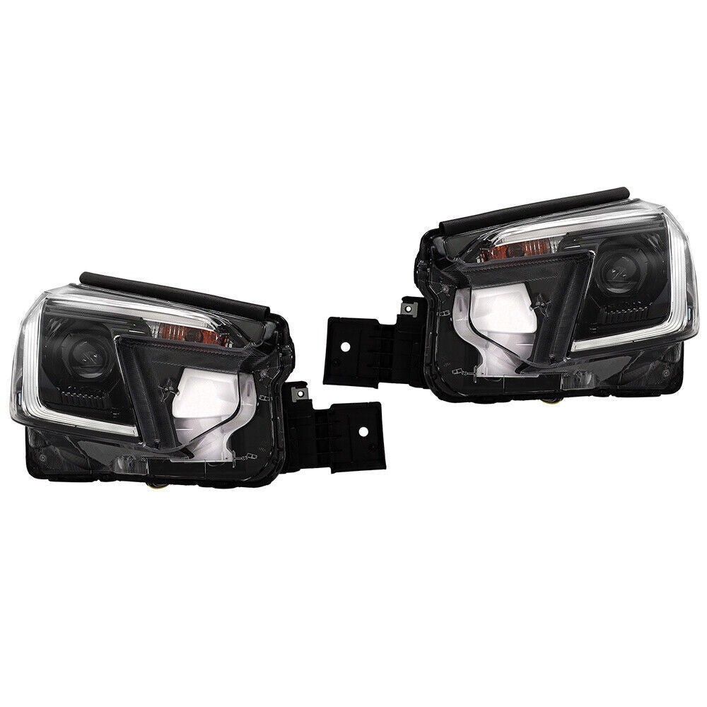 Left+Right Headlight For 2022-24 Subaru Forester LED Type W/LED DRL