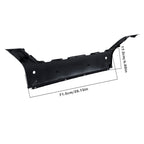 Front Bumper Face Bar Trim Molding Black For 2019-2024 Nissan Murano
