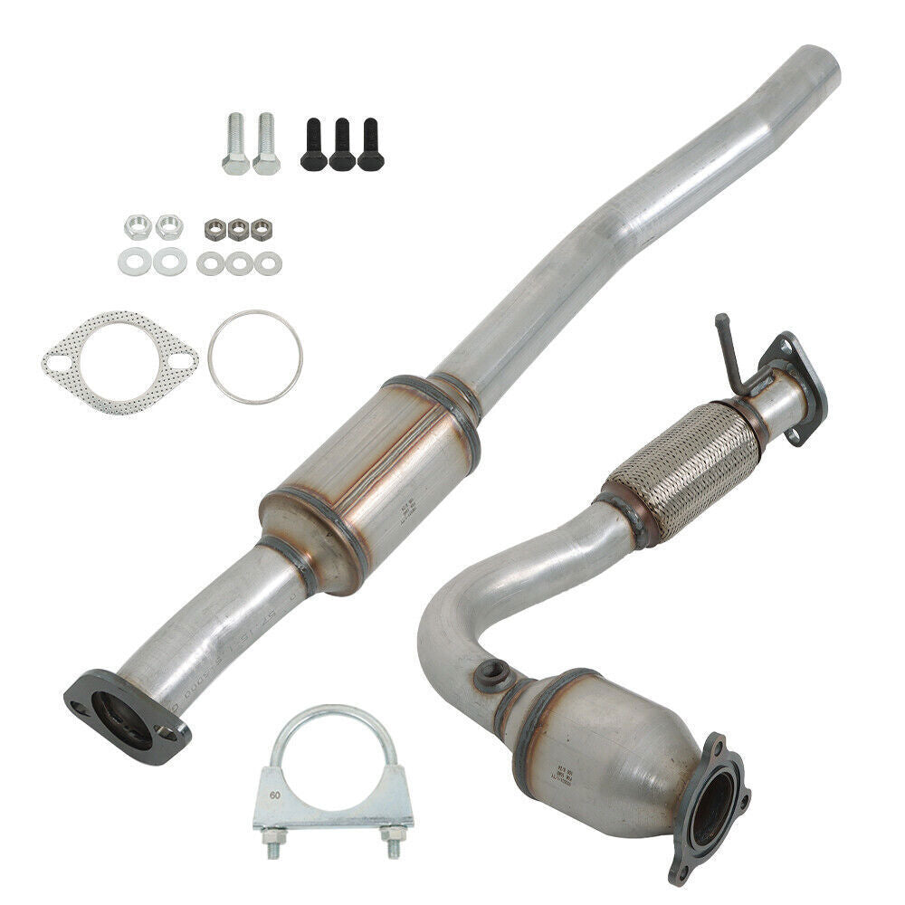 Catalytic Converter Front+Rear For 2010-2014 GMC Terrain 2.4 16581+54850