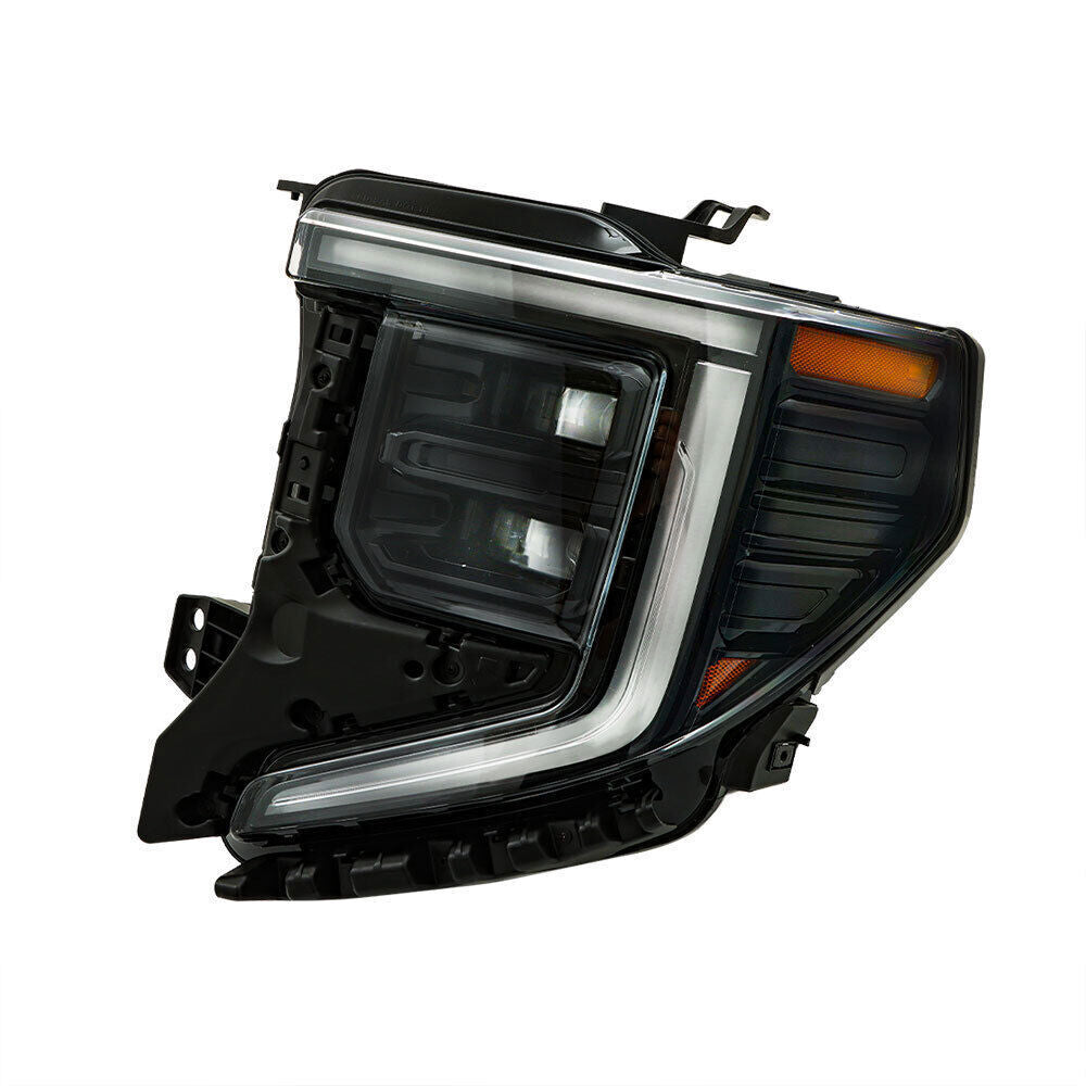 Left Headlight For 2022-2024 GMC Sierra 1500 Elevation/Pro/SLE LED Black