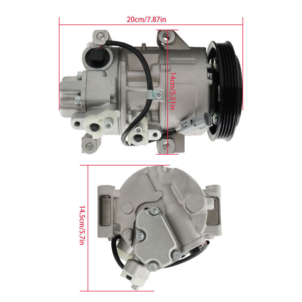 A/C Compressor With Clutch For 2007-2012 Toyota Yaris L4 1.5L 8831052481