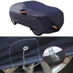 Car Cover Sun UV Dust Snow Rain Resist Waterproof Protection W/Lock
