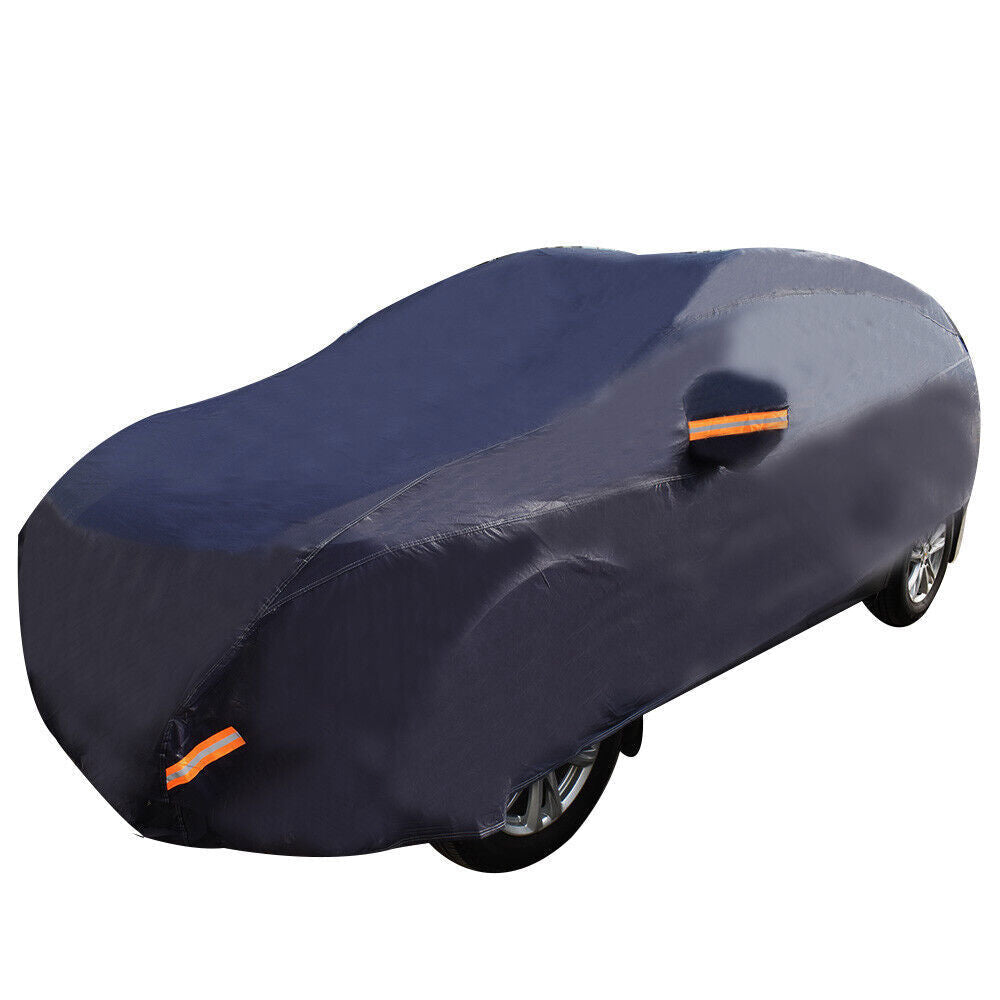 Car Cover Sun UV Dust Snow Rain Resist Waterproof Protection W/Lock