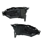 Left+Right Side Fog Light Cover Trims For 2020-2022 Ford Explorer Black