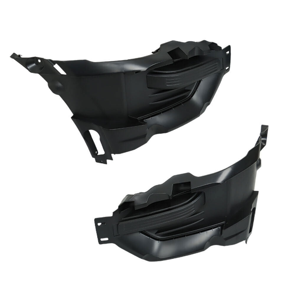 Left+Right Side Fog Light Cover Trims For 2020-2022 Ford Explorer Black