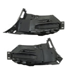 Left+Right Side Fog Light Cover Trims For 2020-2022 Ford Explorer Black
