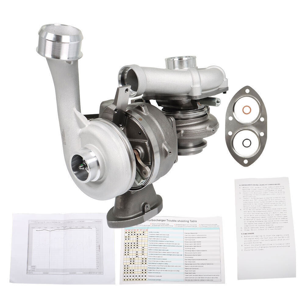High & Low Pressure Turbos For 2008-2010 Ford F250 F350 Super Duty 6.4L