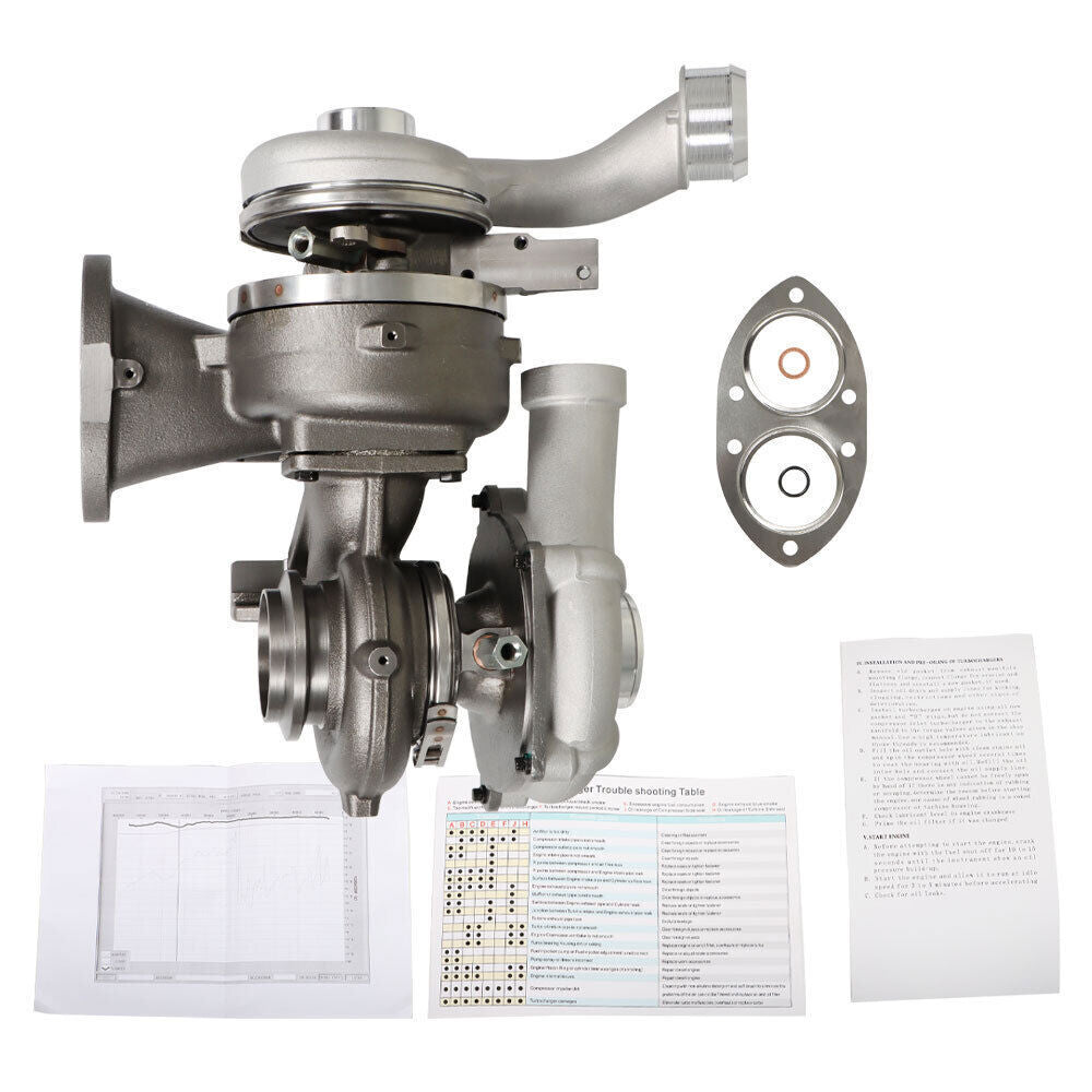 High & Low Pressure Turbos For 2008-2010 Ford F250 F350 Super Duty 6.4L
