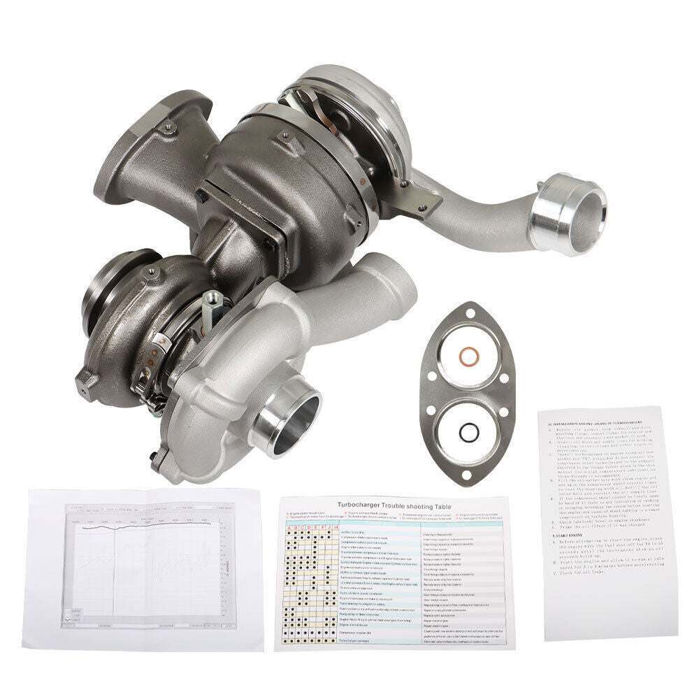 High & Low Pressure Turbos For 2008-2010 Ford F250 F350 Super Duty 6.4L