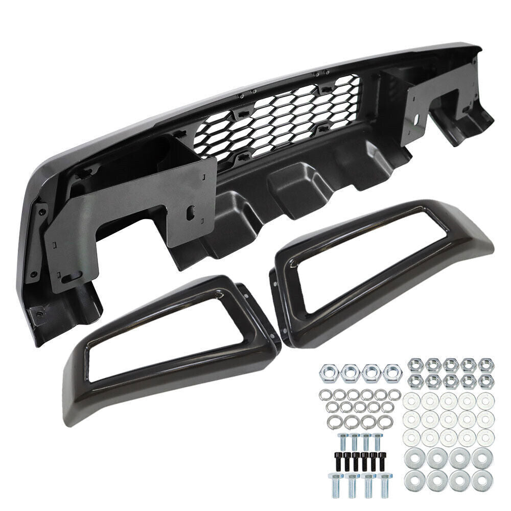 Gray Steel Front Bumper Conversion Raptor Style For 2009-2014 Ford F-150
