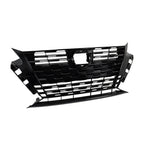 Front Bumper Upper Grille For Nissan Altima SR 2023 2024 Plastic Black
