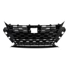 Front Bumper Upper Grille For Nissan Altima SR 2023 2024 Plastic Black