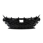 Front Bumper Upper Grille For Nissan Altima SR 2023 2024 Plastic Black