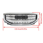 Front Upper Grille Assembly For 2017 2018 2019 GMC Acadia Denali Chrome