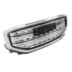 Front Upper Grille Assembly For 2017 2018 2019 GMC Acadia Denali Chrome