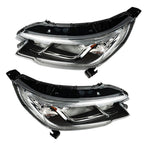 Right&Left Side Headlights For 2015-2016 Honda CR-V Clear Halogen W/DRL