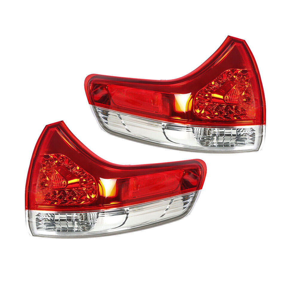 Rear Left + Right Side Tail Lights For 2011-2014 Toyota Sienna Halogen