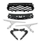 Front Bumper Grille With Chrome Trim For 2023 2024 Chevrolet Trax