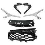 Front Bumper Grille With Chrome Trim For 2023 2024 Chevrolet Trax