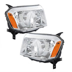 Left+Right Halogen Headlights Assembly For 2009-2011 Honda Pilot Chrome