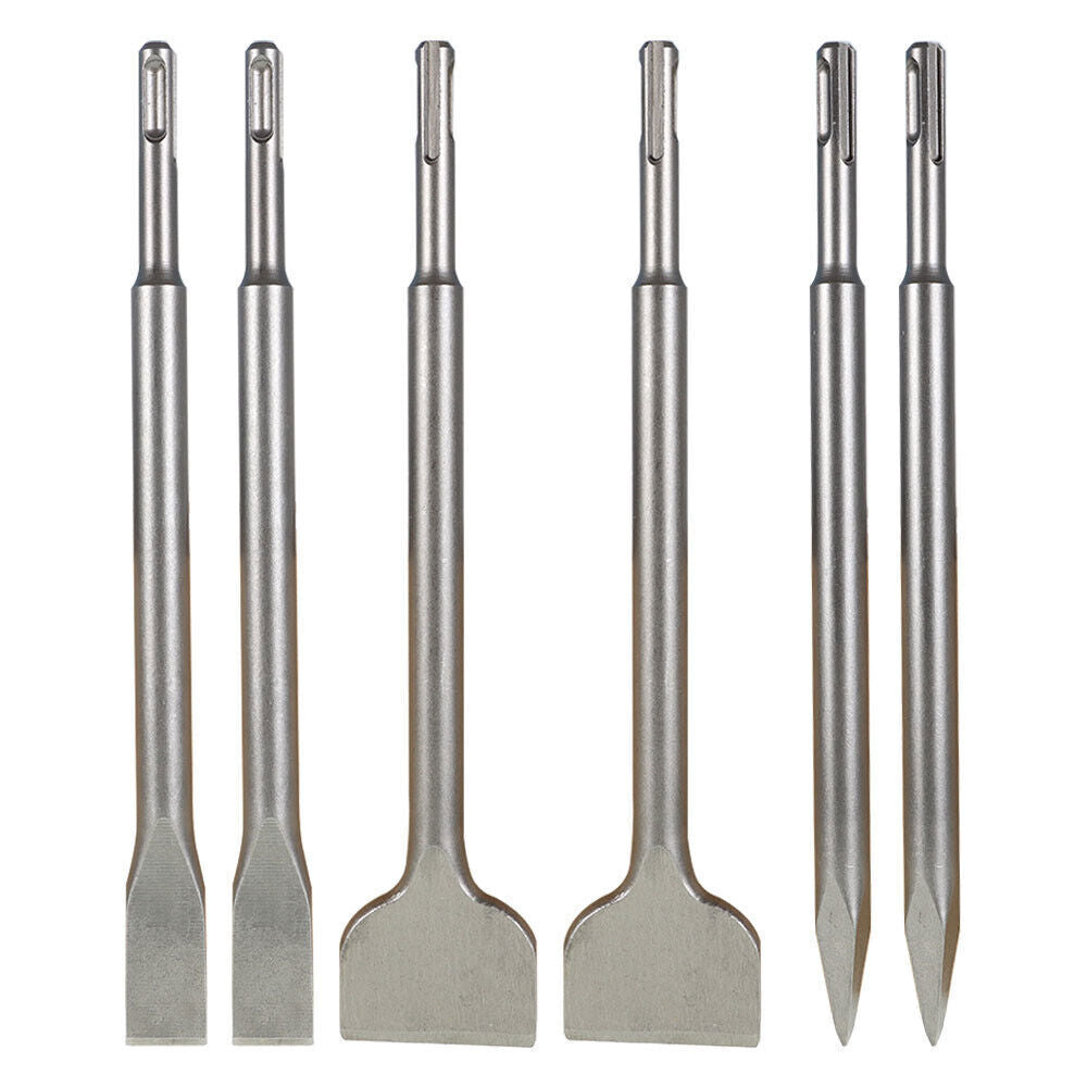 High Quality Concrete Drill Bit Set Rotary Hammer Bits Chisel Set 6-Pieces