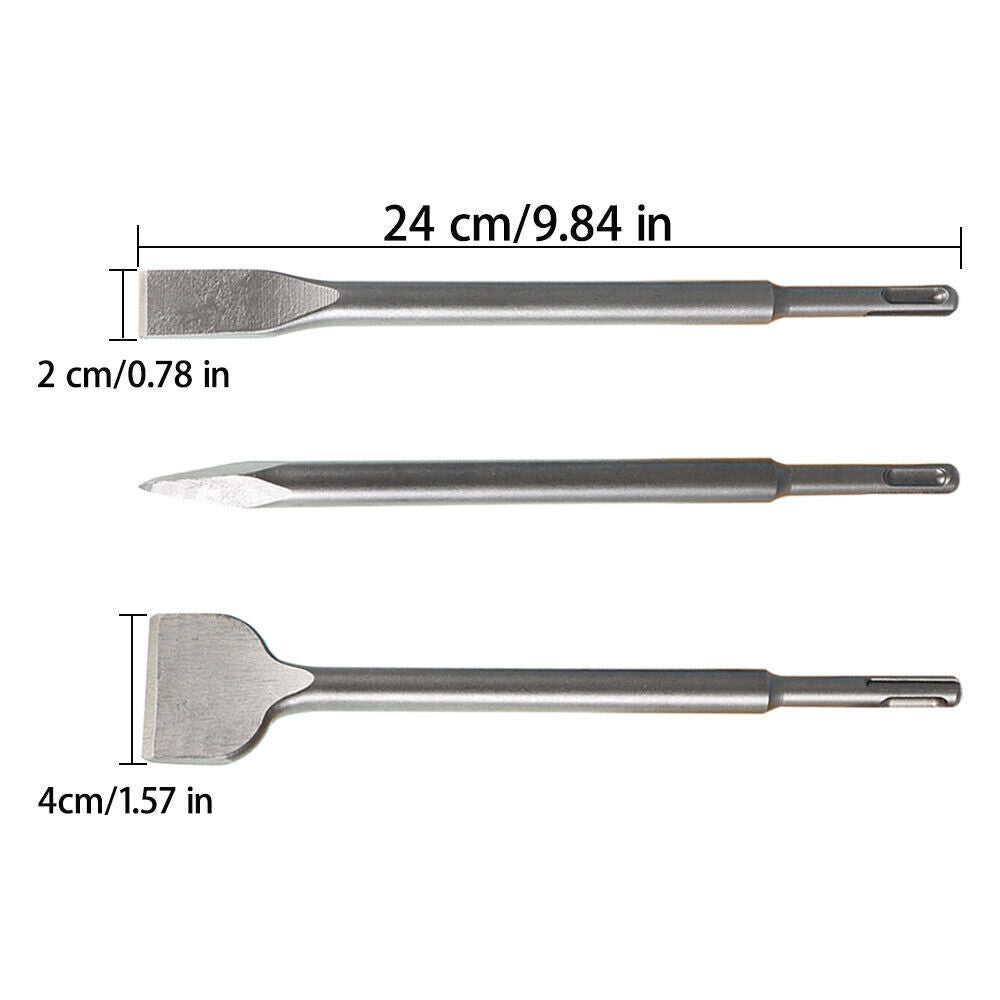 High Quality Concrete Drill Bit Set Rotary Hammer Bits Chisel Set 6-Pieces