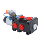 13GPM #10 SAE 6 Port 12V DC Hydraulic Solenoid Selector Diverter Valve 3Plug