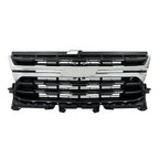 Front Upper Grille With Chrome Trim For 2021-2022 Chevrolet Colorado