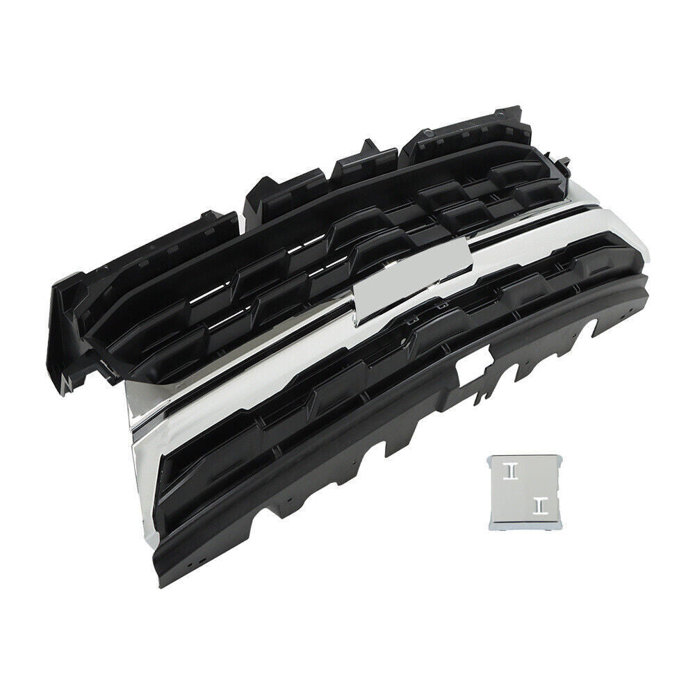 Front Upper Grille With Chrome Trim For 2021-2022 Chevrolet Colorado