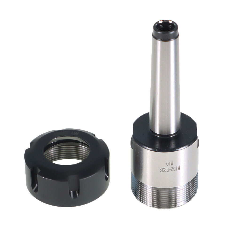 MT2 Morse Cone Collet Chuck Tooling Holder ER32UM M10 Stainless Steel