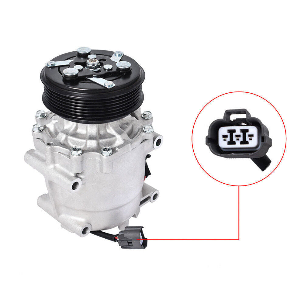 A/C AC Compressor w/Clutch For 2002 2003 2004 2005 Honda Civic L4 1.7L