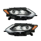 Right+Left Headlight For 2017-20 Nissan Rogue SL Hybrid Sport LED